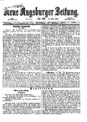 Neue Augsburger Zeitung Freitag 29. Mai 1863