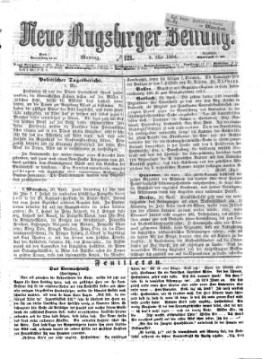 Neue Augsburger Zeitung Montag 2. Mai 1864