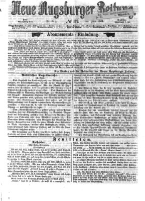Neue Augsburger Zeitung Freitag 24. Juni 1864