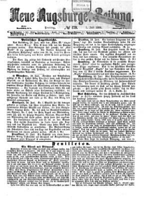 Neue Augsburger Zeitung Freitag 1. Juli 1864