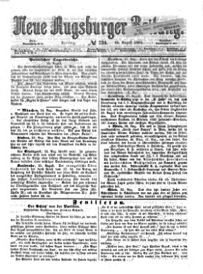 Neue Augsburger Zeitung Freitag 26. August 1864