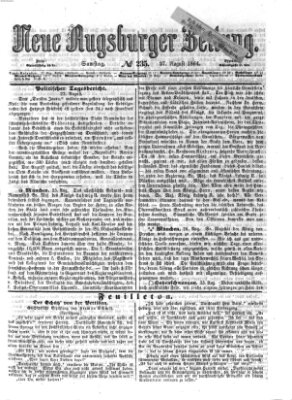Neue Augsburger Zeitung Samstag 27. August 1864