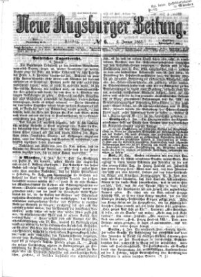 Neue Augsburger Zeitung Freitag 6. Januar 1865