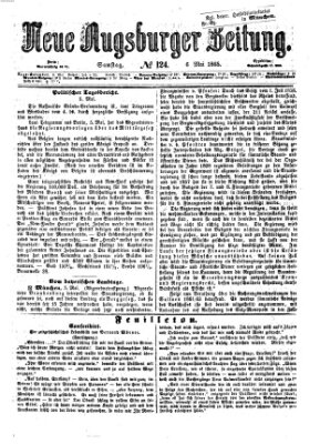 Neue Augsburger Zeitung Samstag 6. Mai 1865
