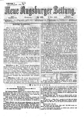 Neue Augsburger Zeitung Sonntag 7. Mai 1865