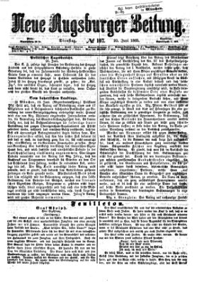 Neue Augsburger Zeitung Dienstag 20. Juni 1865