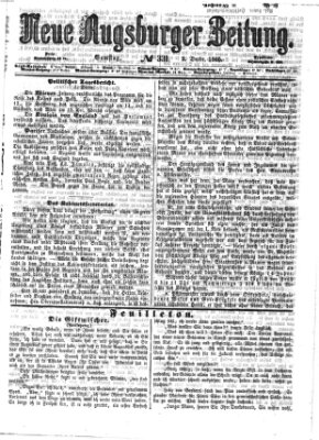 Neue Augsburger Zeitung Samstag 2. Dezember 1865