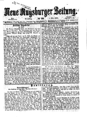 Neue Augsburger Zeitung Dienstag 1. Mai 1866