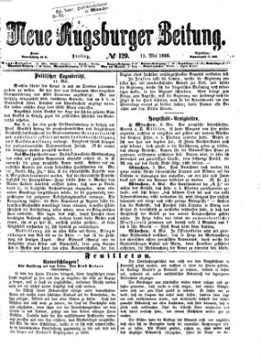 Neue Augsburger Zeitung Freitag 11. Mai 1866