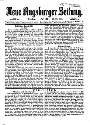 Neue Augsburger Zeitung Dienstag 22. Mai 1866