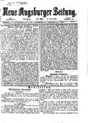 Neue Augsburger Zeitung Dienstag 5. Juni 1866