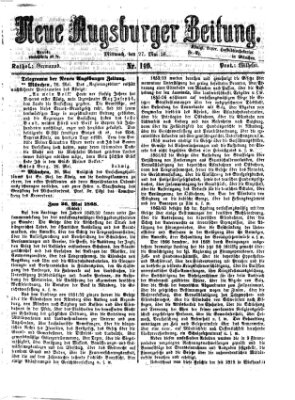 Neue Augsburger Zeitung Mittwoch 27. Mai 1868