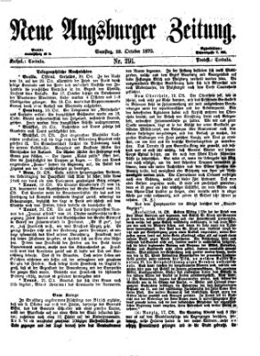 Neue Augsburger Zeitung Samstag 22. Oktober 1870