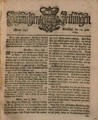 Bayreuther Zeitung Dienstag 15. Juli 1788
