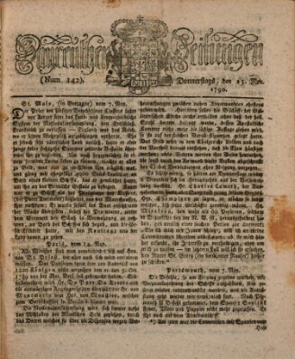 Bayreuther Zeitung Donnerstag 25. November 1790