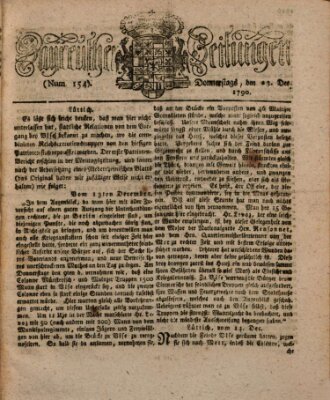 Bayreuther Zeitung Donnerstag 23. Dezember 1790