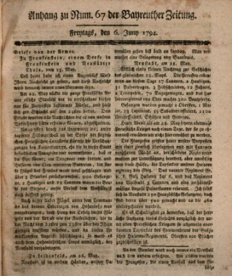 Bayreuther Zeitung Freitag 6. Juni 1794