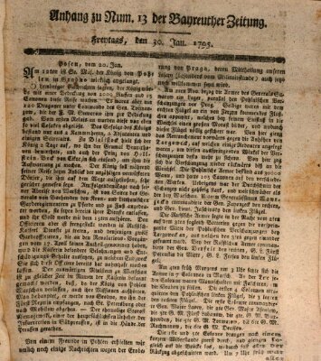 Bayreuther Zeitung Freitag 30. Januar 1795