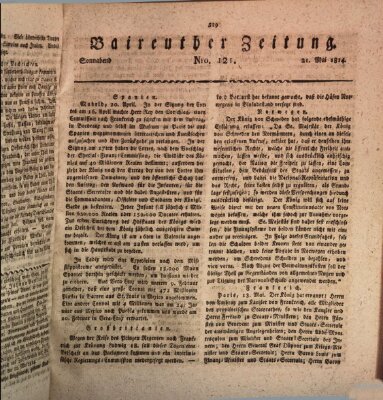 Bayreuther Zeitung Samstag 21. Mai 1814