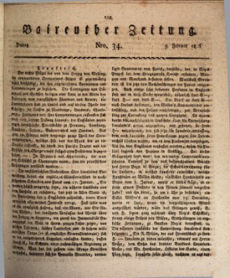 Bayreuther Zeitung Freitag 9. Februar 1816