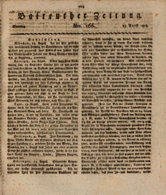 Bayreuther Zeitung Sonntag 23. August 1818
