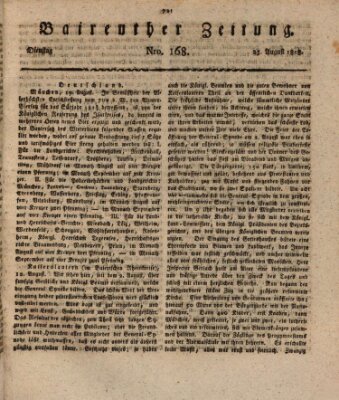 Bayreuther Zeitung Dienstag 25. August 1818