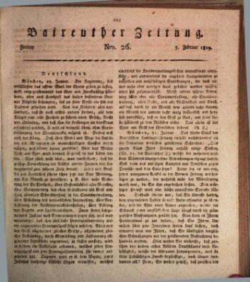 Bayreuther Zeitung Freitag 5. Februar 1819