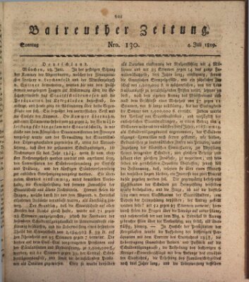 Bayreuther Zeitung Sonntag 4. Juli 1819