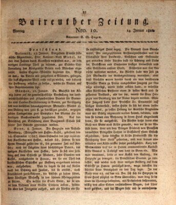 Bayreuther Zeitung Montag 14. Januar 1822
