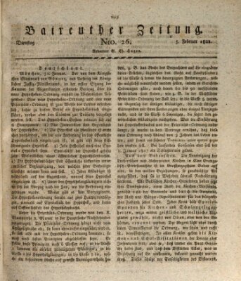 Bayreuther Zeitung Dienstag 5. Februar 1822