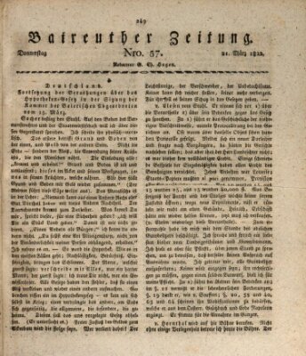 Bayreuther Zeitung Donnerstag 21. März 1822