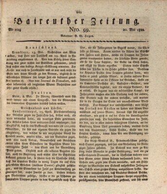 Bayreuther Zeitung Montag 20. Mai 1822