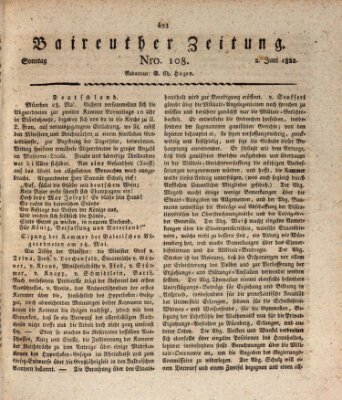 Bayreuther Zeitung Sonntag 2. Juni 1822