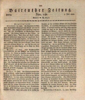 Bayreuther Zeitung Freitag 5. Juli 1822