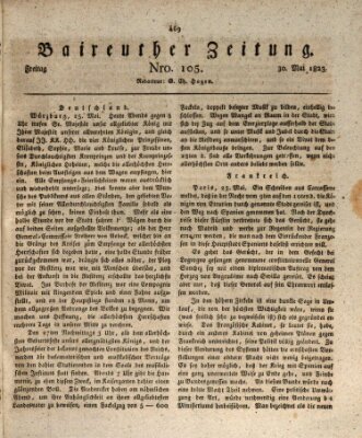 Bayreuther Zeitung Freitag 30. Mai 1823