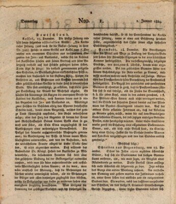 Bayreuther Zeitung Donnerstag 1. Januar 1824