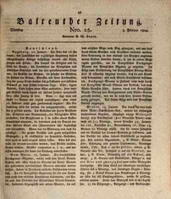 Bayreuther Zeitung Dienstag 3. Februar 1824