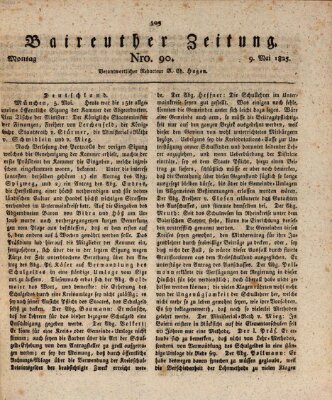 Bayreuther Zeitung Montag 9. Mai 1825