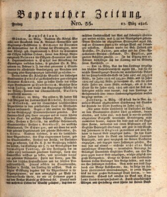 Bayreuther Zeitung Freitag 17. März 1826