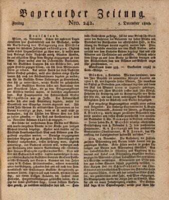 Bayreuther Zeitung Freitag 5. Dezember 1828