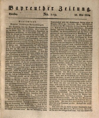 Bayreuther Zeitung Dienstag 20. Mai 1834