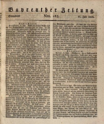 Bayreuther Zeitung Samstag 11. Juli 1835