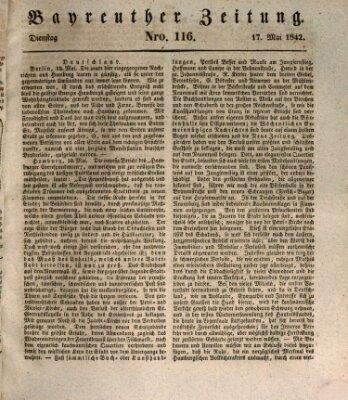 Bayreuther Zeitung Dienstag 17. Mai 1842