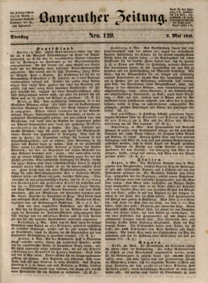 Bayreuther Zeitung Dienstag 9. Mai 1848