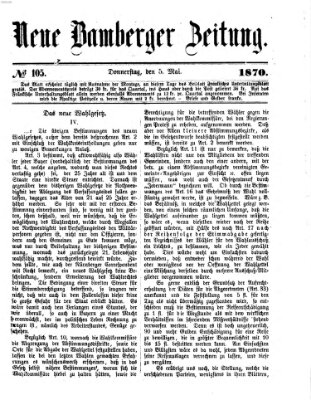 Neue Bamberger Zeitung (Bamberger Zeitung)