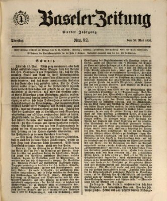 Basler Zeitung Dienstag 20. Mai 1834