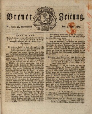 Bremer Zeitung Mittwoch 9. April 1817