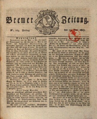 Bremer Zeitung Freitag 13. Juni 1817