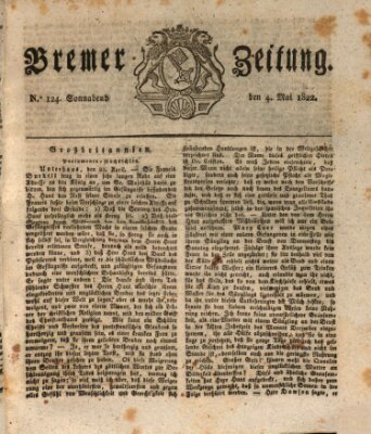 Bremer Zeitung Samstag 4. Mai 1822