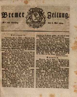 Bremer Zeitung Dienstag 6. Mai 1823